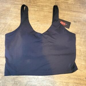 The gym people womens size large cropped top/sports bra